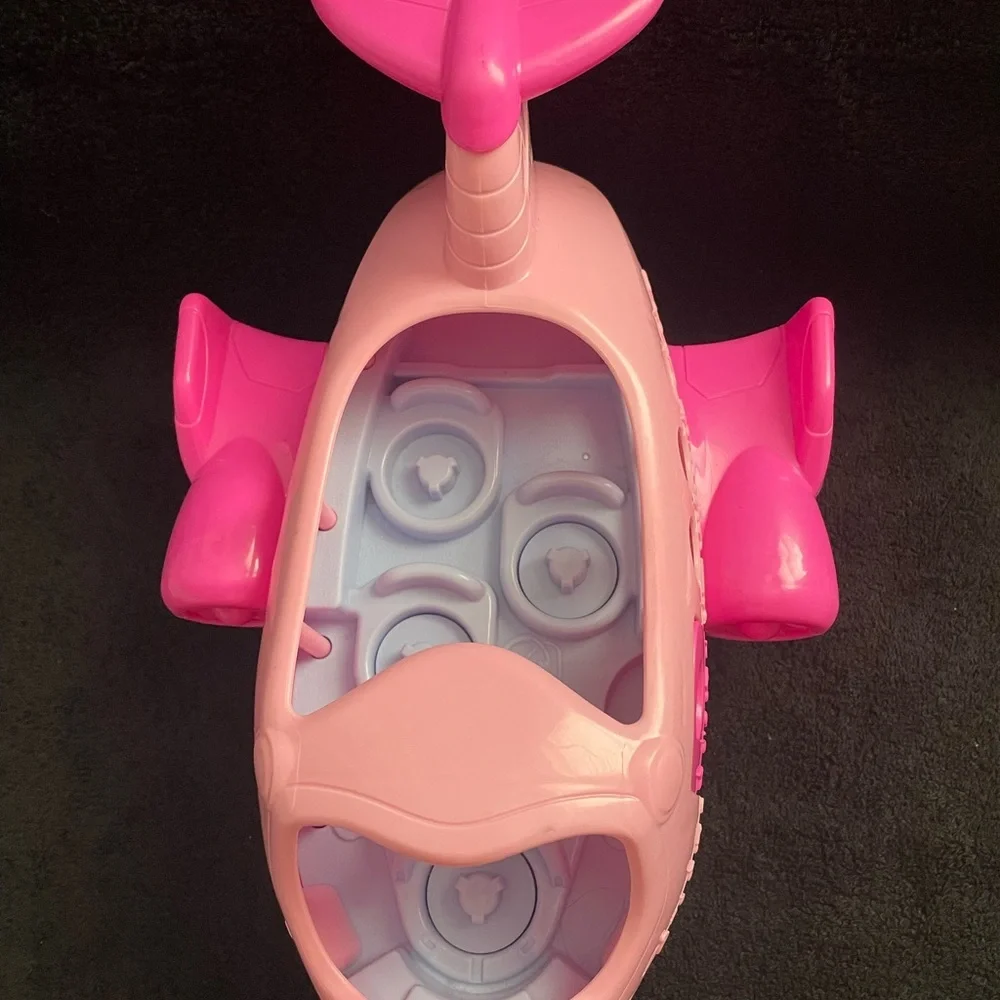 Fisher-Price Pink Toy Airplane with Music Notes